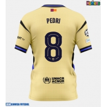 Camisa de Futebol Barcelona Pedri Gonzalez #8 Equipamento Secundário 2025-26 Manga Curta